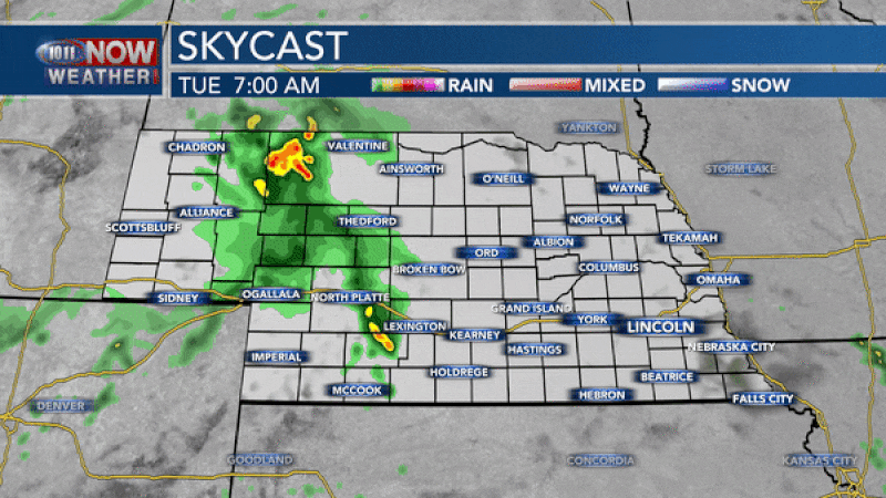 Mainly morning and overnight rain & storm chances.