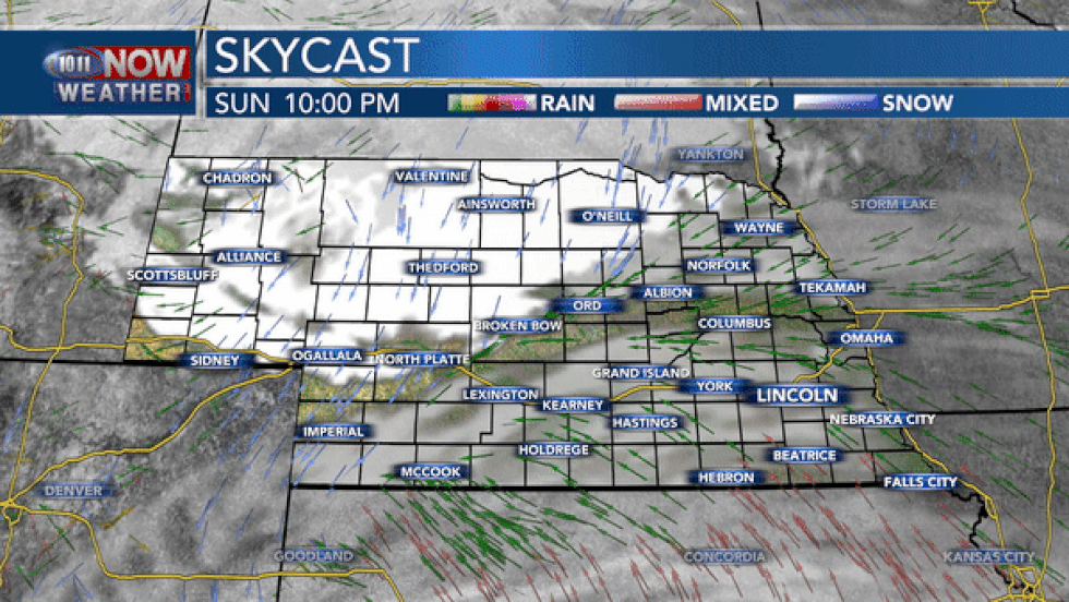 Areas of light freezing drizzle mixed with some light snow are possible across southeastern...