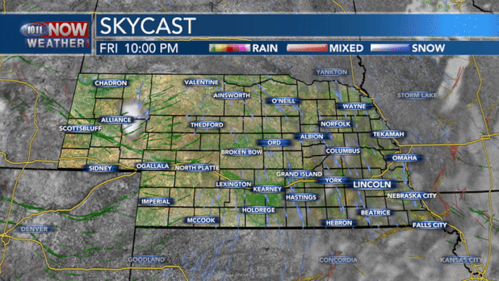 Sunny skies are expected statewide on Saturday as we start the weekend.