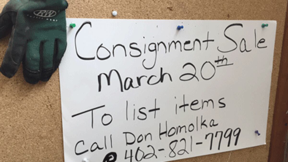 Consignment Sale at the Saline Center