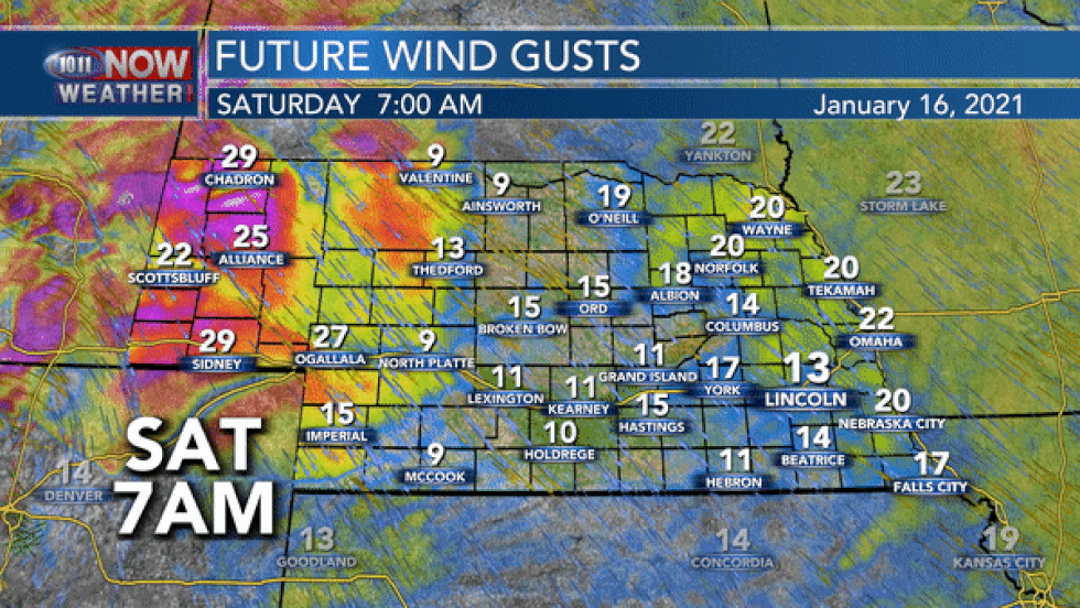 Winds on Saturday morning should be fairly light, but northwest winds will increase into the...