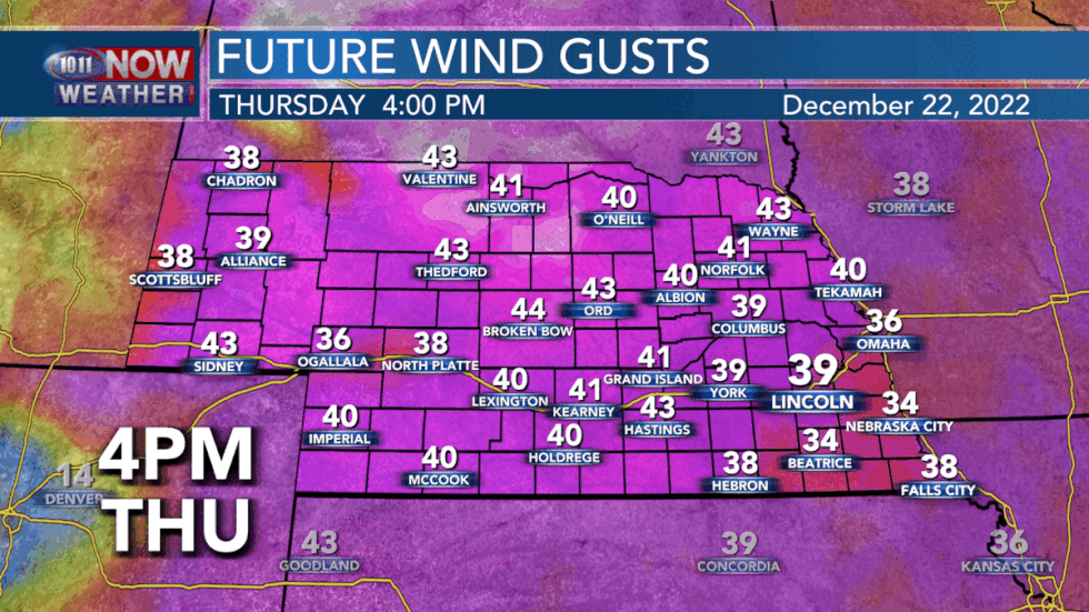 Breezy winds will remain in place across the state through the day on Thursday and Friday, with...