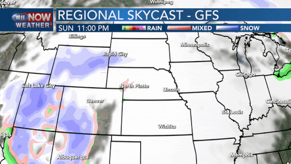 The American GFS keeps Lincoln and eastern Nebraska almost completely dry through early next...