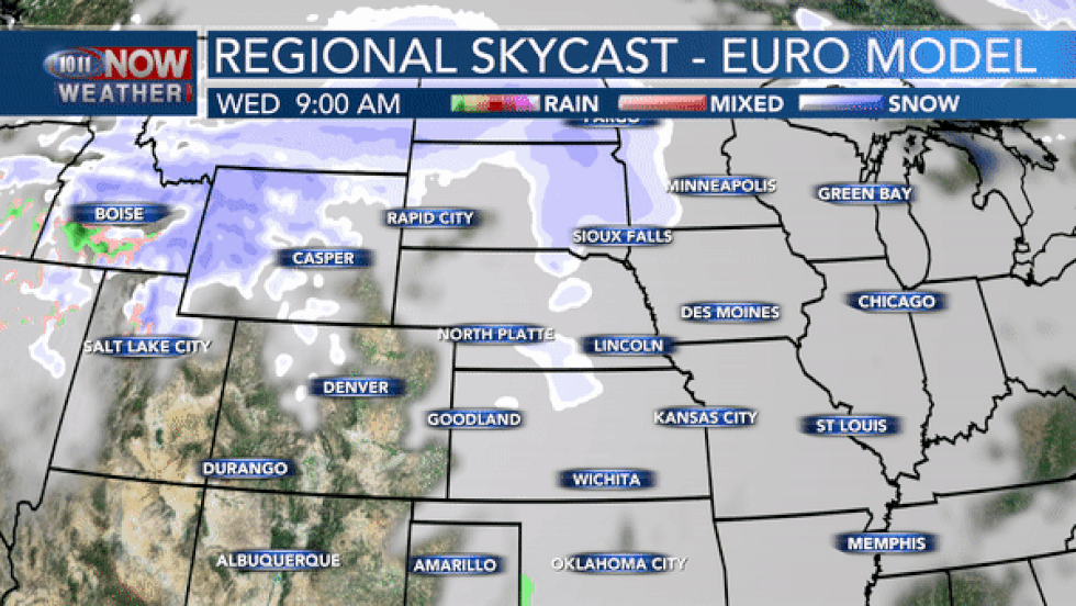 Snow is forecast to spread across the area during the day on Wednesday with snow lingering into...