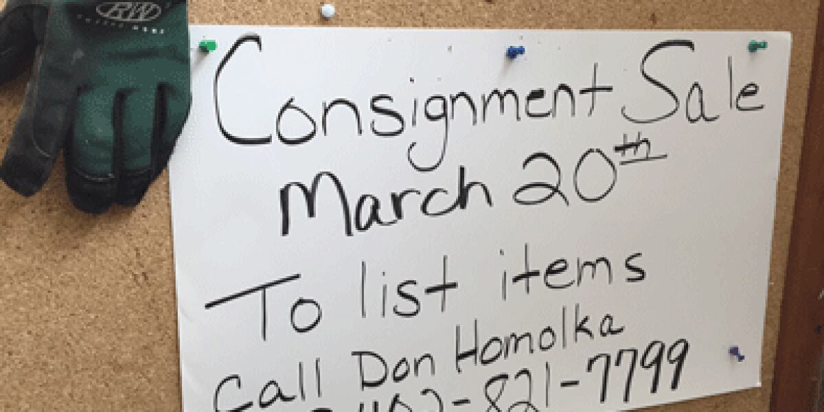 Consignment Sale at the Saline Center